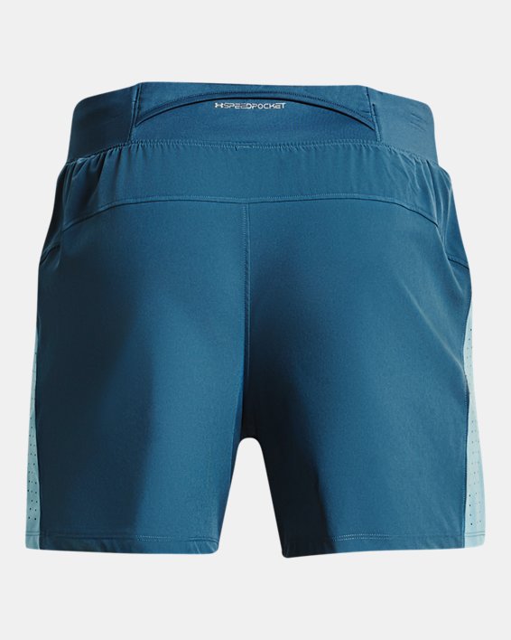 Men's UA Launch Elite 5'' Shorts in Blue image number 8